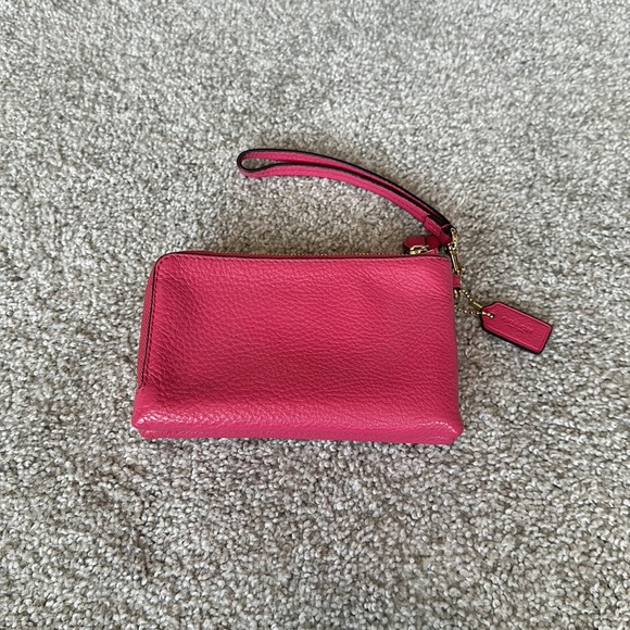 COACH Leather Wristlet - Picture 2 of 5